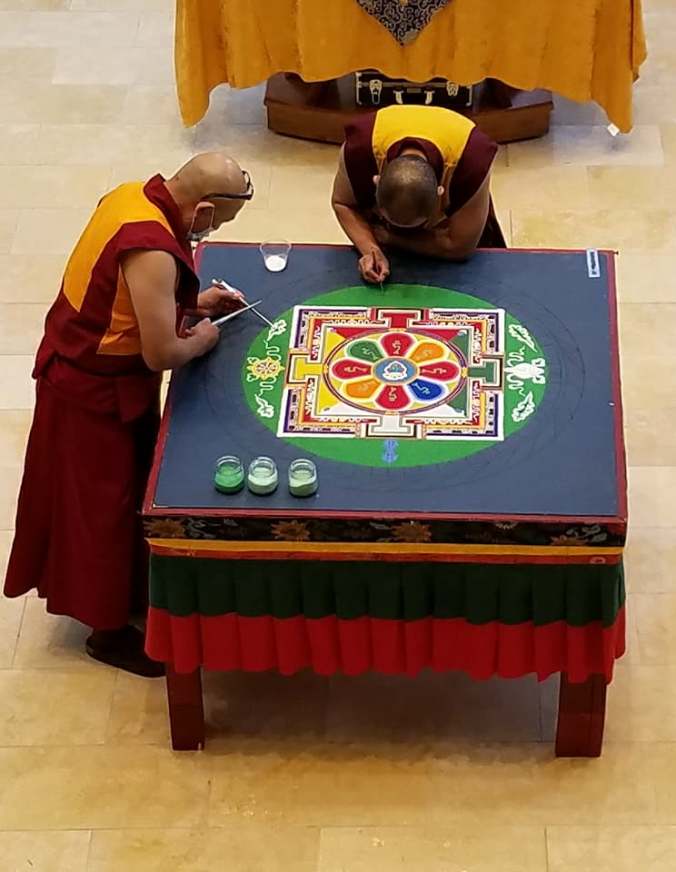 mandala monks